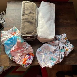 Alva baby cloth diaper set